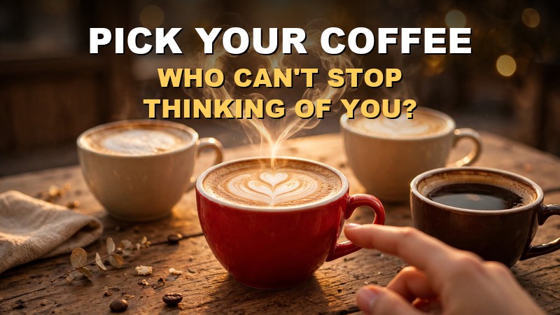 Pick Your Coffee, Reveal Who Can't Stop Thinking of You