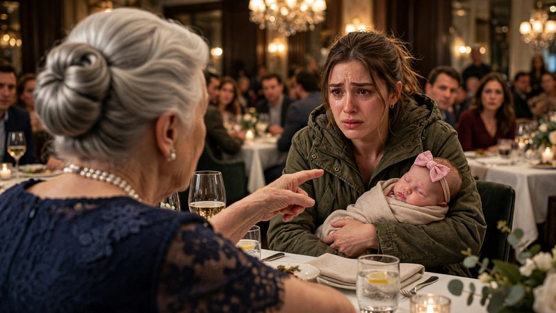 The grandmother points at the young mom and says "You don't belong here!" What is she really afraid of?