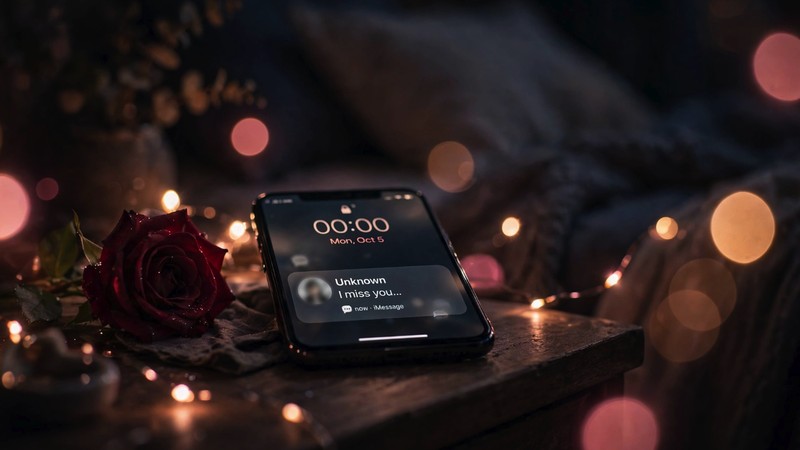It's late at night and your phone suddenly lights up. What do you secretly hope to see?